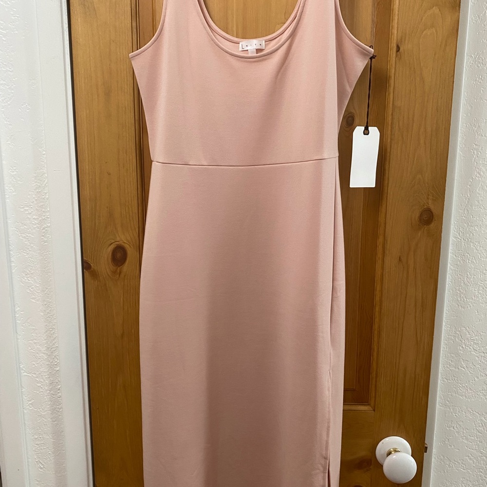Pink Jersey Dress
